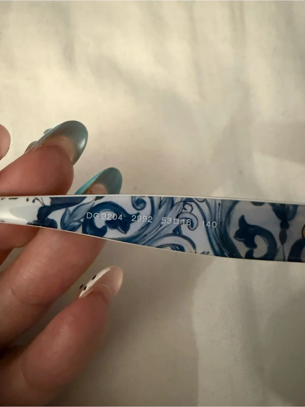 Dolce & Gabbana Blue Women’s Eyeglasses with Floral-Print